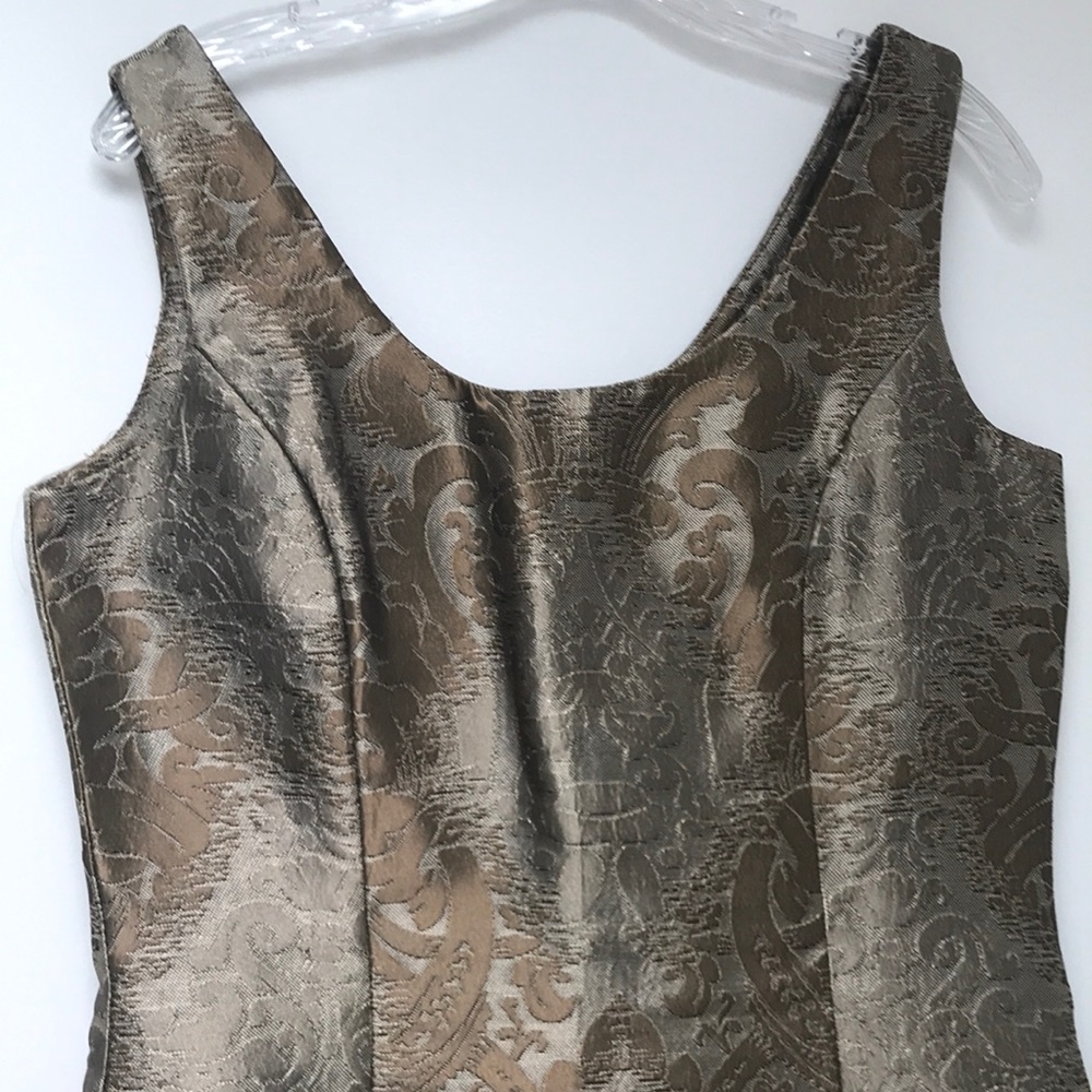 Metallic Dark Gold Dress